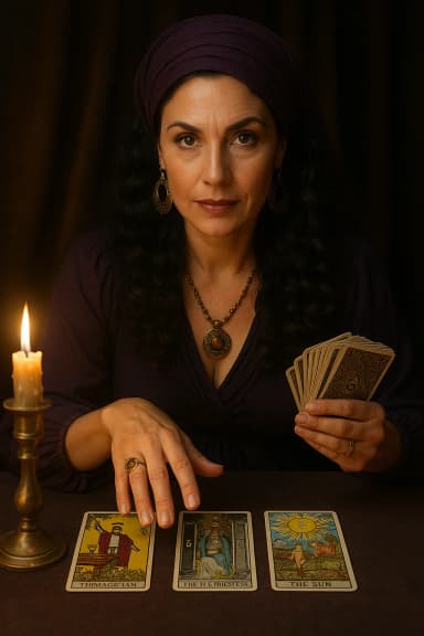 La tarotista de El Portal del Tarot